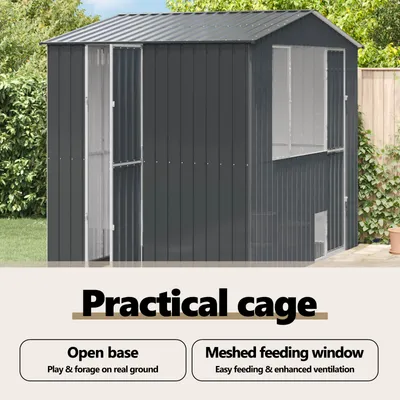 vidaXL Cage pour oiseaux d'extérieur Acier vidaXL Cage pour oiseaux d'extérieur Acier