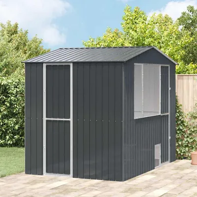 vidaXL Cage pour oiseaux Acier