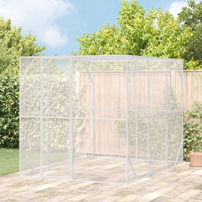 vidaXL Enclos pour oiseaux Acier