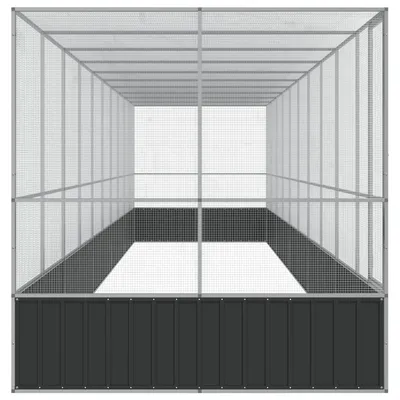 vidaXL volière Acier