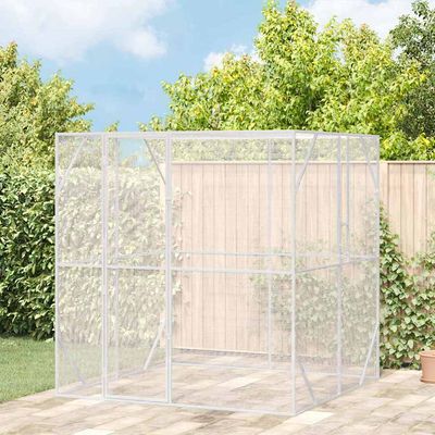 vidaXL Enclos pour oiseaux Acier