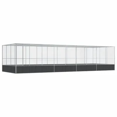 vidaXL volière Acier