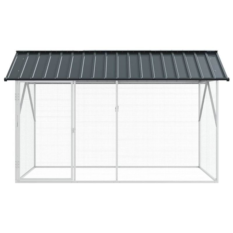 vidaXL Aviary pour oiseaux Acier
