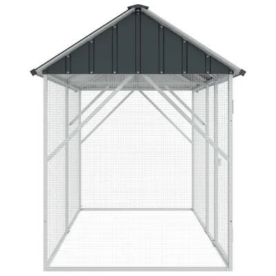 vidaXL Enclos à oiseaux en extérieur Acier