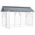 vidaXL Aviary pour oiseaux Acier