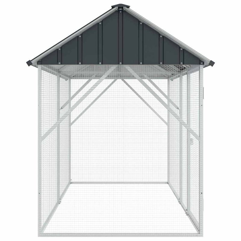 vidaXL Aviary pour oiseaux Acier