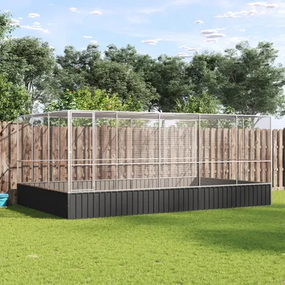 vidaXL volière Acier