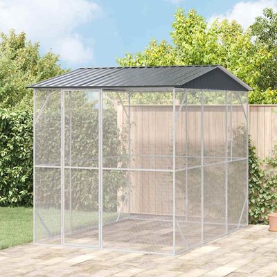 vidaXL Enclos à oiseaux en extérieur Acier