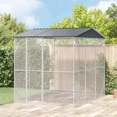 vidaXL Enclos à oiseaux en extérieur Acier vidaXL Enclos à oiseaux en extérieur Acier
