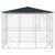 vidaXL Aviary pour oiseaux Acier