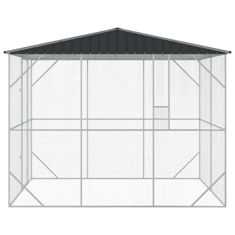 vidaXL Aviary pour oiseaux Acier