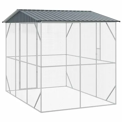 vidaXL Enclos à oiseaux en extérieur Acier vidaXL Enclos à oiseaux en extérieur Acier