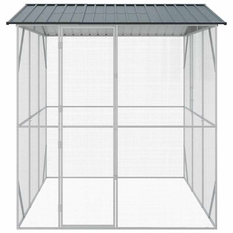 vidaXL Aviary pour oiseaux Acier