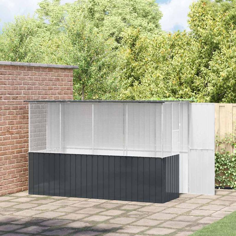 vidaXL Cage pour oiseaux Acier