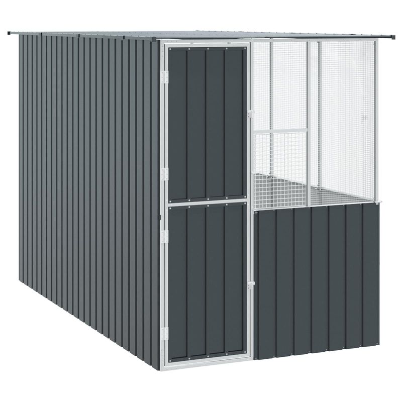 vidaXL Cage pour oiseaux d'extérieur Acier