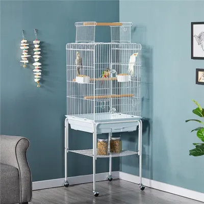 Vogelkäfig Vogelhaus Vogelbauer Wellensittichkäfig Vogelvoliere