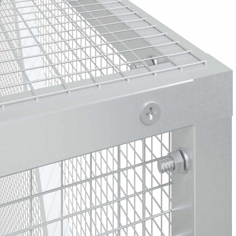 vidaXL Enclos pour oiseaux Acier