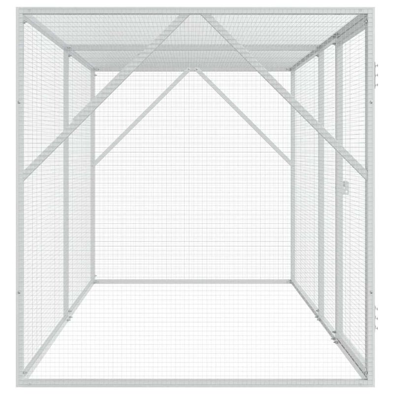 vidaXL Enclos pour oiseaux Acier