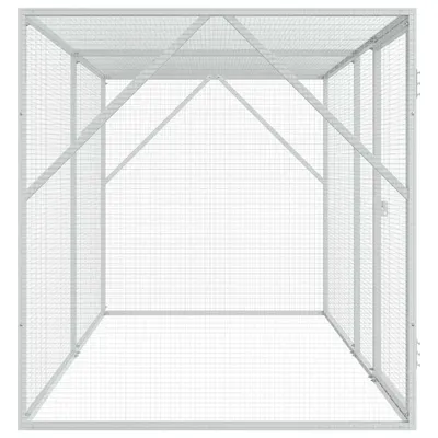 vidaXL Enclos pour oiseaux Acier