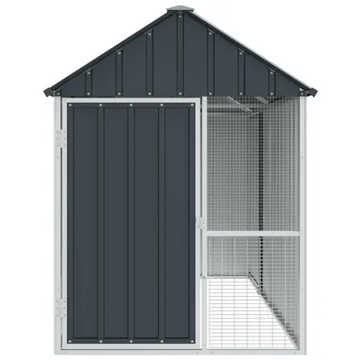 vidaXL Cage pour oiseaux d'extérieur Acier