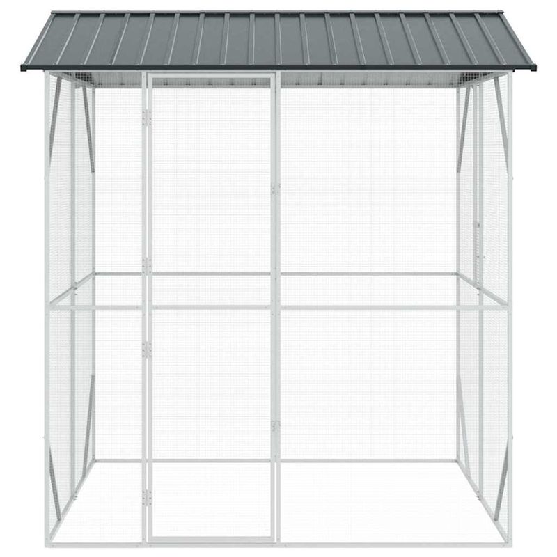 vidaXL Aviary pour oiseaux Acier