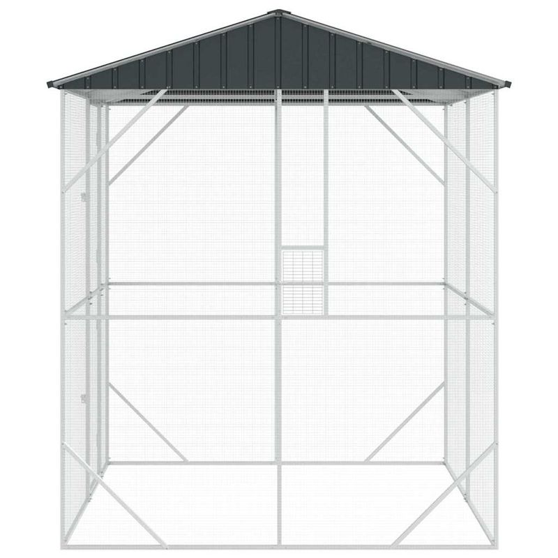 vidaXL Aviary pour oiseaux Acier