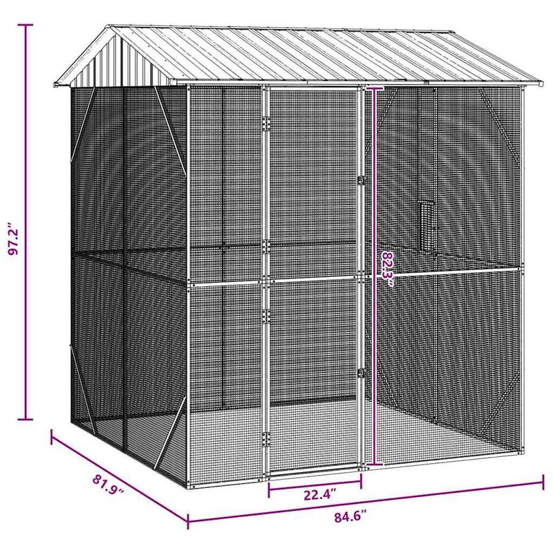 vidaXL Cage à Oiseaux