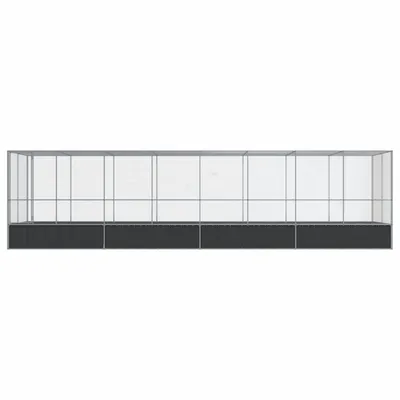 vidaXL volière Acier