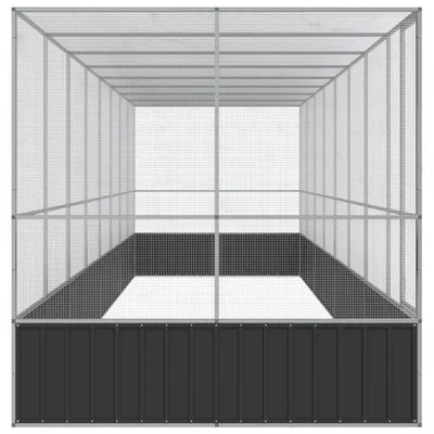 vidaXL volière Acier