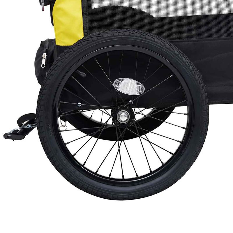 vidaXL remorque de vélo pour animaux de compagnie