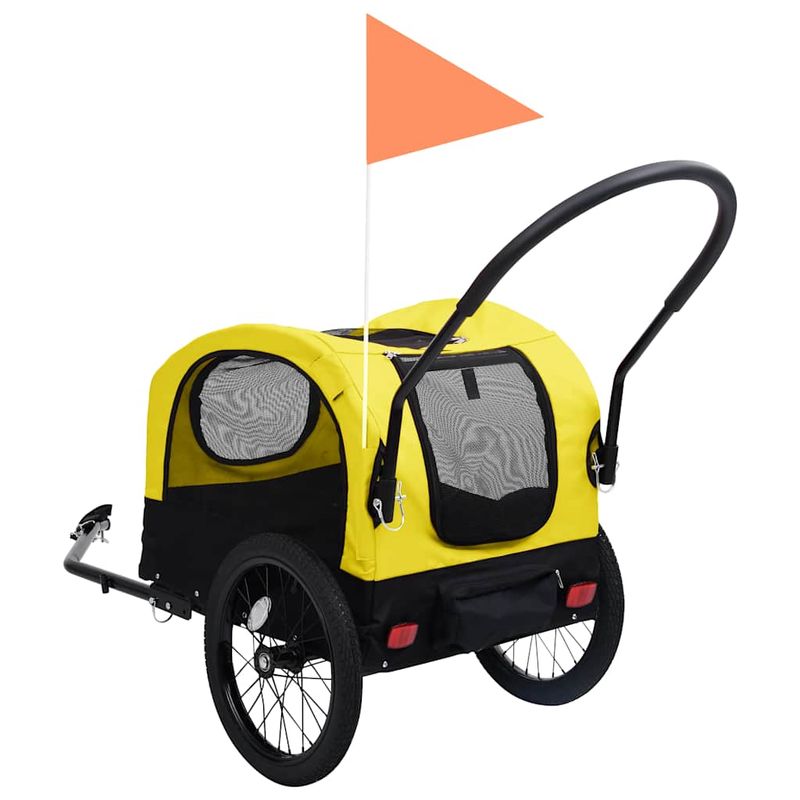 vidaXL remorque de vélo pour animaux de compagnie