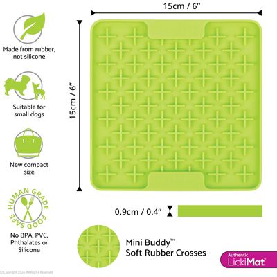 Lickimat mini buddy - tapis de léchage pour chiens et chats
