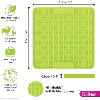 Lickimat mini buddy - tapis de léchage pour chiens et chats