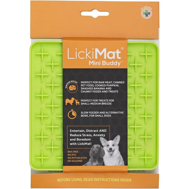 Lickimat mini buddy - tapis de léchage pour chiens et chats