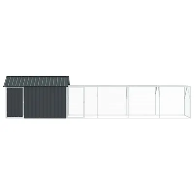 vidaXL Cage pour oiseaux d'extérieur Acier