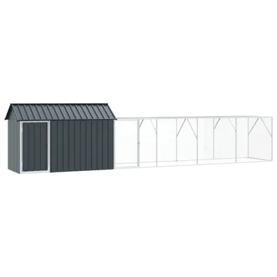 vidaXL Cage pour oiseaux d'extérieur Acier