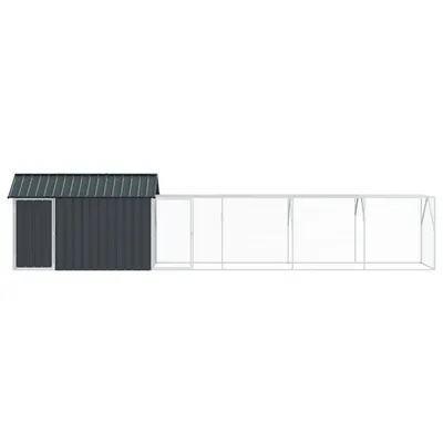 vidaXL Aviary pour oiseaux Acier