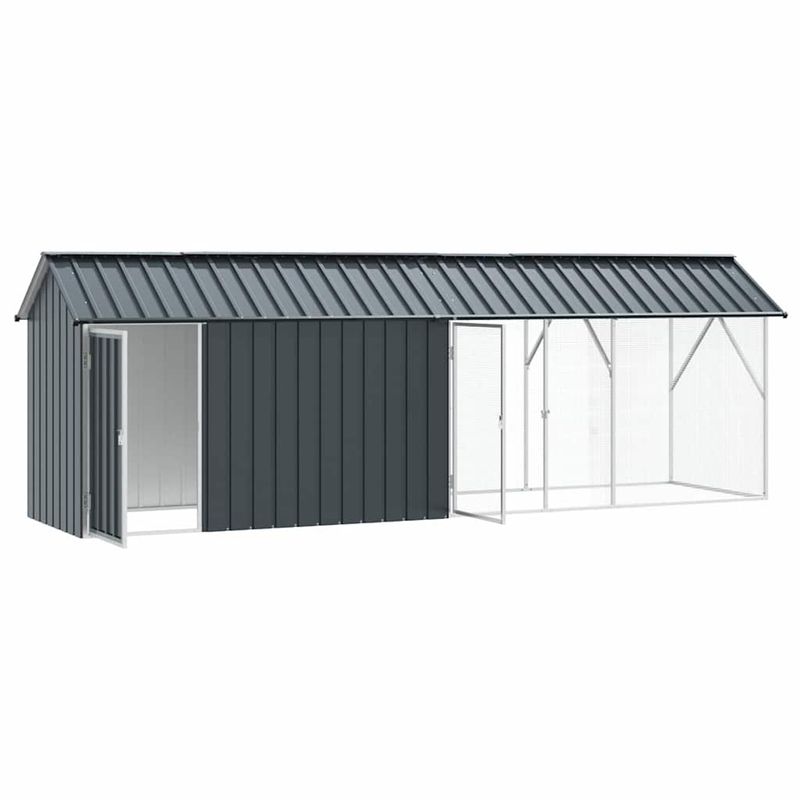 vidaXL Cage pour oiseaux extérieure Acier