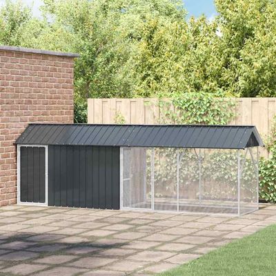 vidaXL Enclos pour oiseaux Acier