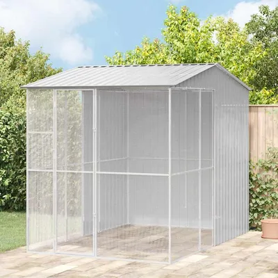 vidaXL Enclos pour oiseaux Acier vidaXL Enclos pour oiseaux Acier