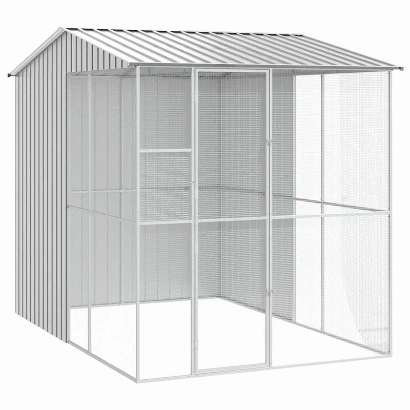 vidaXL Aviary pour oiseaux Acier