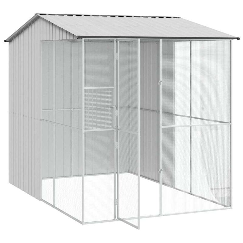 vidaXL Aviary pour oiseaux Acier