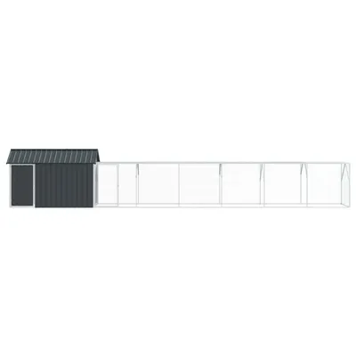 vidaXL Cage pour oiseaux d'extérieur Acier