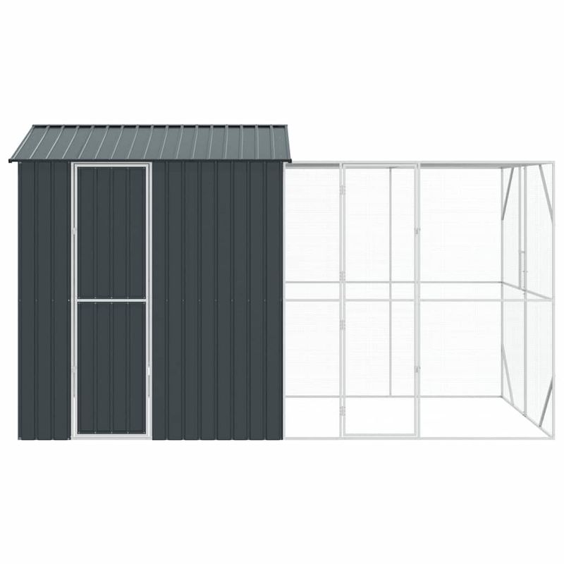vidaXL Aviary pour oiseaux Acier
