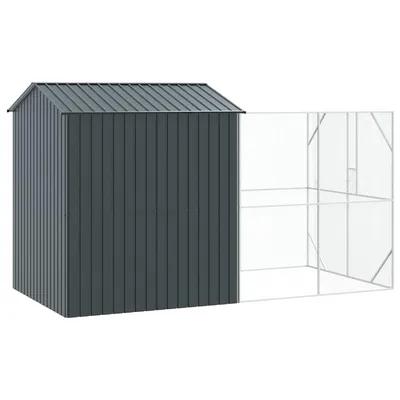 vidaXL Cage pour oiseaux d'extérieur Acier