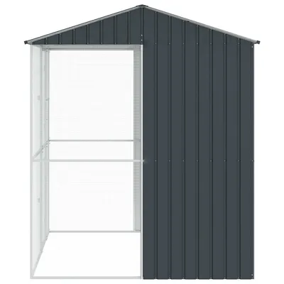 vidaXL Aviary pour oiseaux Acier