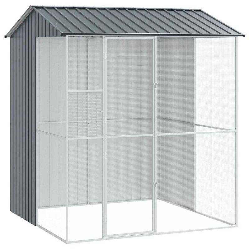 vidaXL Aviary pour oiseaux Acier