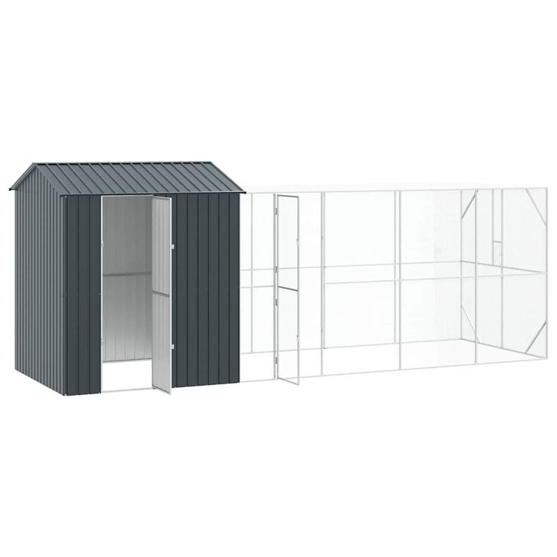 vidaXL Aviary pour oiseaux Acier