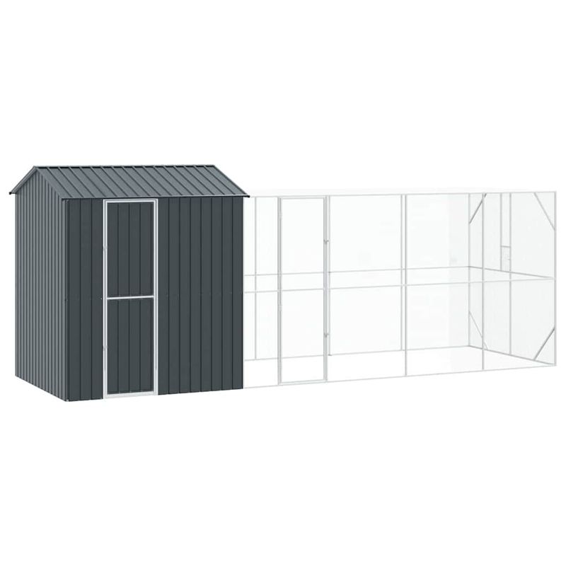 vidaXL Aviary pour oiseaux Acier