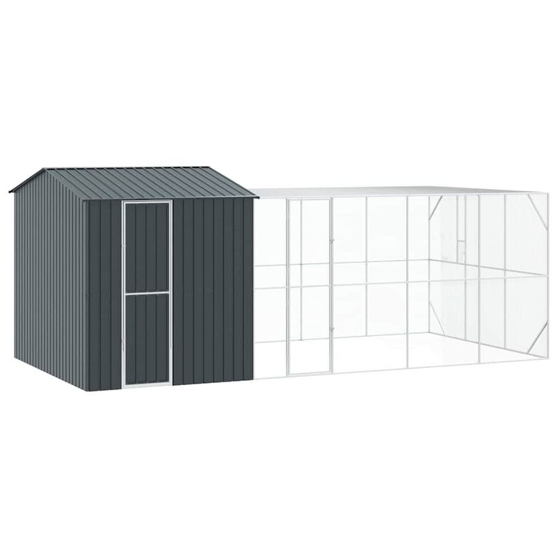 vidaXL Aviary pour oiseaux Acier